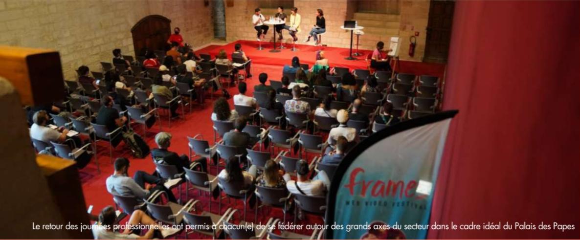 Frames Festival Frames Tour 2021, photo d'une conférence Frames Pro