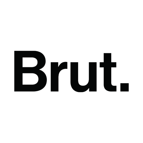Frames festival : logo de Brut, média d'informations en ligne, partenaires frames festival