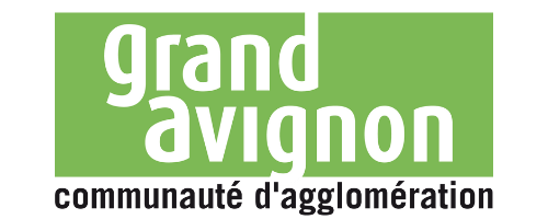 Logo Communauté d'agglomération du Grand Avignon partenaires Frames Festival Logo ville d'Avignon partenaires Frames Festival web vidéo festival